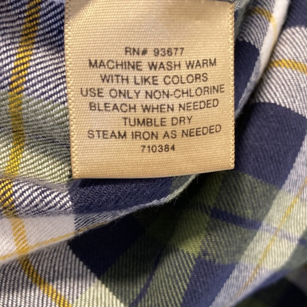 The Foundry Supply Co. (2 SHIRT BUNDLE) Men's Plaid Green and Plaid Blue… - Picture 7 of 9